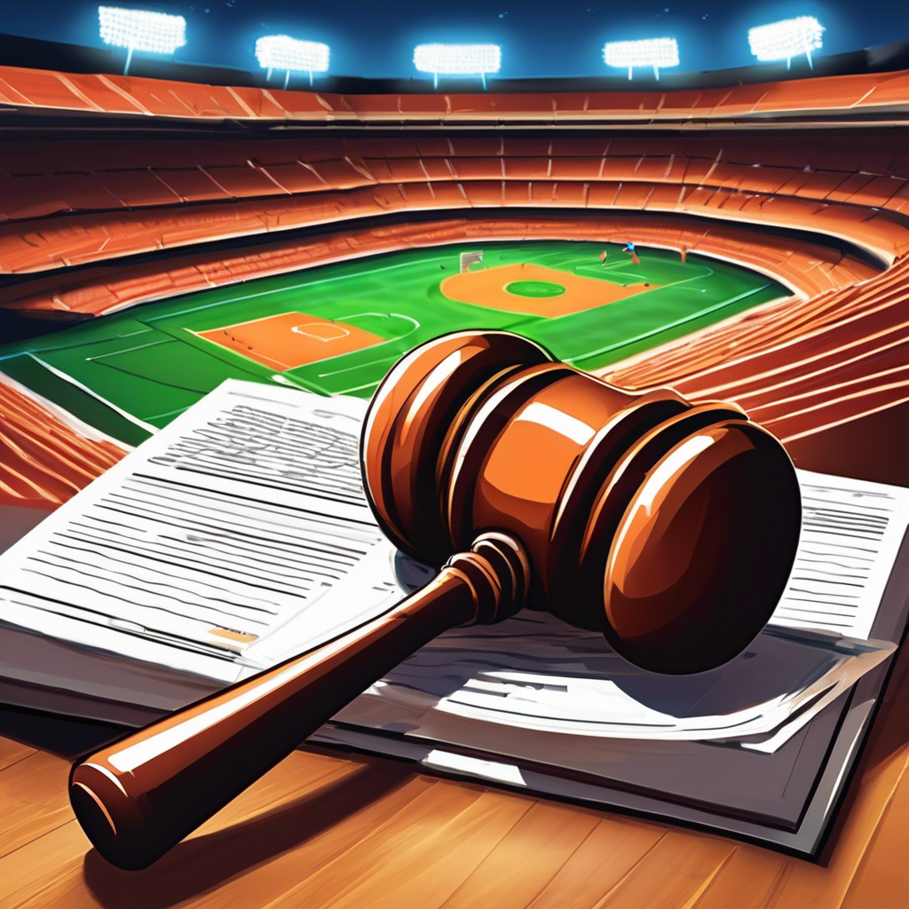 Detailed close-up of a patent agreement document on a polished wooden table.